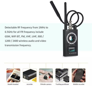 Anti-Spy Detector for Listening GPS Tracker Device with Vibration