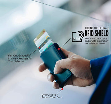 Aluminum Alloy Leather Cards holder