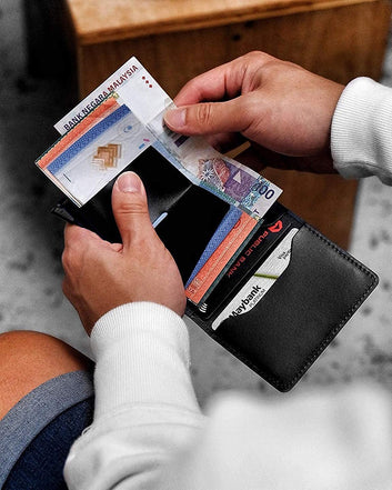 Aluminum Alloy Leather Cards holder